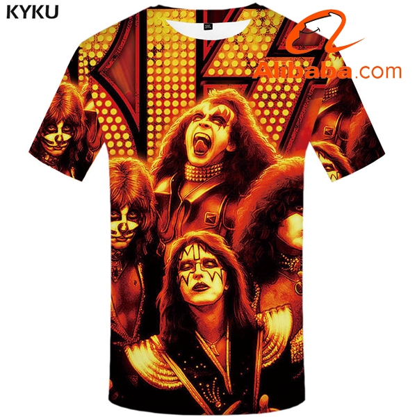 Rock Playera Kiss Para NiÃ±os Rock Español Camisetas De Grupos De