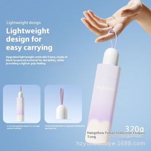 Sombrilla de Protección Solar 8K con Degradado de Alta Gama, Ligera y Fresca, de Doble Uso para Días Soleados y Lluviosos, Moderna con UPF50+ - Product Image 3