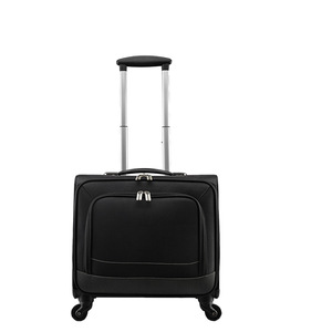 Valise de voyage à roulettes 16 pouces, tendance et professionnelle, en tissu Oxford imperméable, avec fermeture éclair, légère, unisexe - Product Image 2