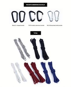 Hamac en nylon ripstop robuste - Léger et portable pour le camping, la randonnée et le trekking - Product Image 5