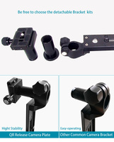 Stabilitätssteigernde Objektivhalterung mit Schnellverschluss für 600-800mm Objektive, Verstellbare Position, Ideal für Langfokus-Objektive