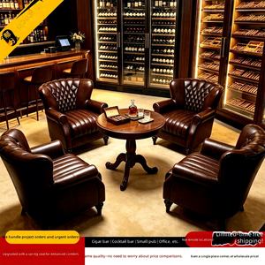 Canapé <span class=keywords><strong>de</strong></span> salon en bois <span class=keywords><strong>de</strong></span> style américain vintage rétro, banquette <span class=keywords><strong>de</strong></span> bar à whisky, chaise individuelle réglable pour bar silencieux, <span class=keywords><strong>taverne</strong></span>, pub, chaise Tiger - Product Image 3