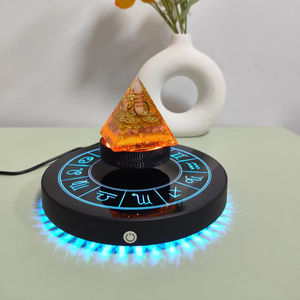 Base de exhibición magnética levitante HCNT con luces de colores de símbolos de estrellas, rotación de 360 grados, soporta 300G-350G - Product Image 5