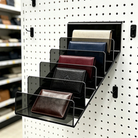 Rak Display Akrilik 3 Tingkat Multifungsi Berkualitas Tinggi untuk Tas Clutch dan Dompet - Ramah Lingkungan dan Dapat Disesuaikan