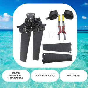 Sistema de Propulsión a Pedal para <span class=keywords><strong>Kayak</strong></span> Manos Libres, Aletas de Pedal, Mecanismo de Accionamiento Marino para Barco de Pesca, Canoa - Product Image 3