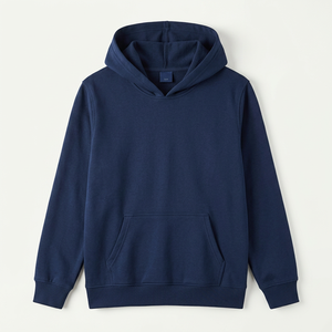 Sweat-shirts en molleton 100% coton de haute qualité, personnalisables, écologiques, pour l'hiver, impression 3D en relief, logo, pull-over, taille américaine, uni, DTG, pour hommes - Product Image 1