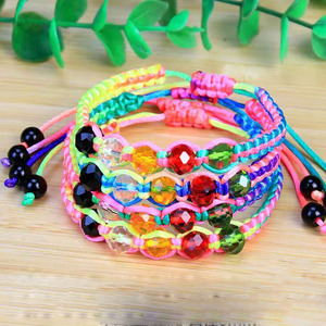 Ethnic Tibetan Style Handmade Five Lines Lucky Friendship Five Colors Beaded Rope Chinese Lucky <b>Red</b> String <b>Bracelet</b> - Product Image 3