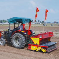 Planteuse d'ail à 7 rangs haute efficacité 24 CV 2025, profondeur réglable, espacement des semis manuel, composant principal du moteur pour usage agricole