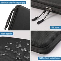 Sac de rangement pour tablette imperméable et antichoc avec fermeture éclair en stock, housse de protection portable en nylon Oxford pour iPad de 11 pouces et 13 pouces