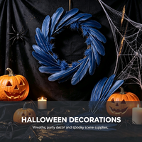 Décoration de fête : Chandelle en plumes pour mur de fond de fête et de mariage, décoration de table, scène de mariage, chemin de fleurs et décoration d'arche