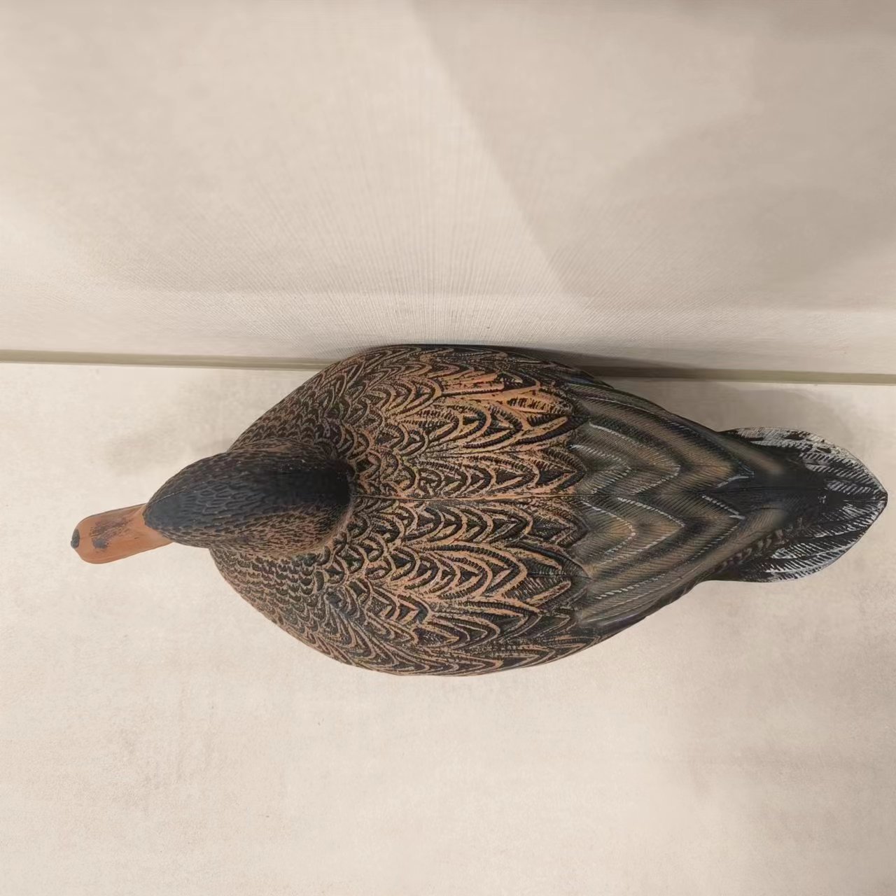 High Quality Realistic PE Plastic Hunting Duck Decoys Simulation Floating Duck Decoys Full Flocked Whole Body for Lake Deco · image 2
