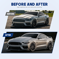 Accessoires d'assemblage automobile HCMOTIONZ, phares LED 2018-2023, DRL, animation de démarrage, phare avant pour Ford Mustang
