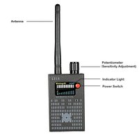 Caméra GPS cachée Détecteur de sécurité Bug Hunter Anti-espion Détecteur RF sans fil Détecteur de signal portable GPS