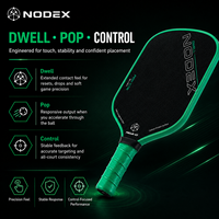 Raquette de pickleball professionnelle avec noyau en mousse injectée, surface en fibre de carbone, puissance et contrôle améliorés