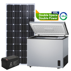ESUN 158L 24V Solar Powered <b>Refrigerator</b> Freezer for Home Camping, Compressor Portable Fridge Commercial 268L Solar <b>Refrigerator</b> - Product Image 6