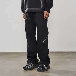 Пользовательские рабочие нейлоновые брюки на молнии 3 обычные спортивные брюки-карго на молнии - Product Image 1