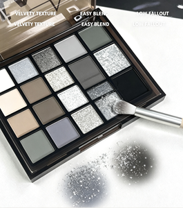 OEM ODM Eyeshadow Palette Matte &amp; <strong>Silver</strong> Glitter <strong>Eye</strong> Shadow Velvety Easy Blend Low Fallout Custom Logo Private Label <strong>Eye</strong> <strong>Makeup</strong> - Product Image 3