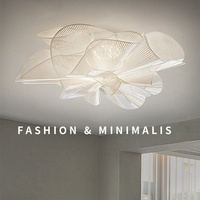 Plafonnier LED en forme de pétale pour salon, chambre principale, design d'intérieur moderne