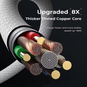 USB-C ถักเป็นที่ชาร์จ USB-C สำหรับ iPhone Samsung 60W สาย Type-C ไปยัง Type-C สำหรับสาย iPhone สำหรับ<span class=keywords><strong>ถ่าย</strong></span><span class=keywords><strong>โอน</strong></span><span class=keywords><strong>ข้อมูล</strong></span>สำหรับ iPad MacBook - Product Image 4