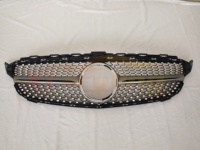 Calandre avant XLstyling avec caméra, noir diamant et argent, pour Mercedes Benz AMG Grille W205 C205 2015-2017