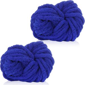 Fil à tricoter en polyester en gros, super doux, épais, en chenille, pour le tricot à la main - Product Image 1