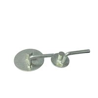 Anneau de levage encastré en plaque ronde soudée, point de levage de type L pour composants préfabriqués en PC