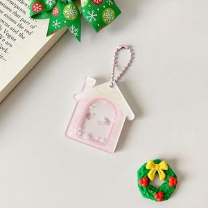 Porte-clés personnalisé en acrylique avec impression, breloque amovible en acrylique, étuis pour cartes photo KPOP et dessins animés - Product Image 4