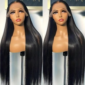 Perruque Lace Front 360 Brun Élégant Cheveux Longs et Lisses Couvrant Toute la Tête pour Femme Température Moyenne à Élevée - Product Image 5