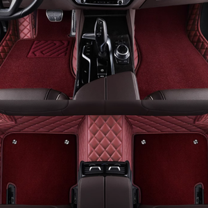 Tappetini Auto in Pelle a Doppio Strato Durevoli Accessori Interni per <span class=keywords><strong>Mercedes</strong></span> Benz <span class=keywords><strong>Classe</strong></span> <span class=keywords><strong>E</strong></span> W110, W114/W115 W123W124W210 W211W212W213 - Product Image 5
