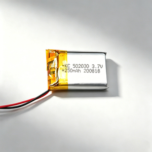 502030 <span class=keywords><strong>3</strong></span>.7V 250mAh 锂聚合物电池 - 安全多重保护，可定制电子连接器 - Product Image 2