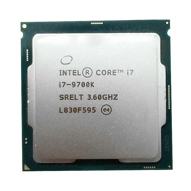 I7-9700K I7-9700KF Processor LGA1151 Socket 8 Cores 8 Threads 12MB Cache 3.60 GHz for PC Desktop