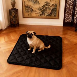 Alfombra rectangular antideslizante para mascotas Pawfect, cama para perros de tela Oxford y fibra de poliéster, lavable a mano, para perros, origen Hebei. - Product Image 1