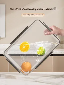 Xing You Grande boîte de rangement en <span class=keywords><strong>plastique</strong></span> transparente de qualité <span class=keywords><strong>alimentaire</strong></span> <span class=keywords><strong>pour</strong></span> le stockage des fruits frais Congélation du réfrigérateur étanche à l'humidité - Product Image 4