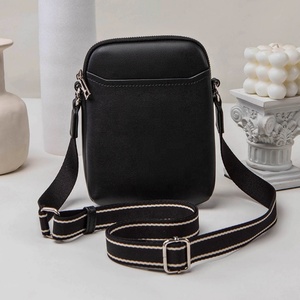 Wholesale Vegan Leather Wallet Phone Case Cover Wide Strap Crossbody Bag for iPhone 15/14/13 - Product Image 3