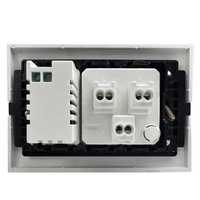 BAOBEN Prise murale double USB standard israélienne avec interrupteur et prise, idéale pour la maison et le bureau, 118 mm