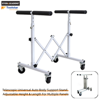 Soporte telescópico universal para carrocería, estante ajustable en altura y longitud para pintores con banco de reparación de carrocería con espuma EPE