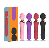JT Leistungsstarker Vibrator für Frauen, Doppelseitiger Massagestab mit 24 Modi, Klitoris- und G-Punkt-Stimulator, Sexspielzeug