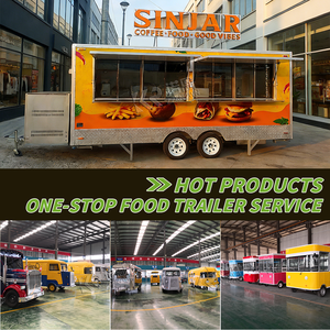 Camion de restauration mobile sur mesure à <span class=keywords><strong>double</strong></span> essieu entièrement équipé pour la vente de poulet frit, de hamburgers et autres plats - Product Image 2