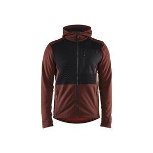 BLAKLADER - 354025335999M Sudadera con capucha con cremallera larga Rojo quemado/Negro-EAN 7330509868881 WORK HOODIES - Product Image 1