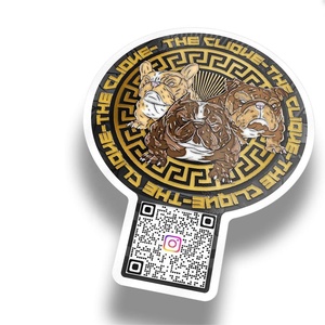 Tùy chỉnh cao cấp logo dán tại chỗ UV lớn lên chết cắt sticker tự dính không thấm nước in ấn kỹ thuật số PVC Vinyl Nhãn dán - Product Image 3