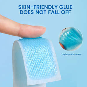 <span class=keywords><strong>Patch</strong></span> de <span class=keywords><strong>gel</strong></span> hydrogel rafraîchissant au menthol pour la tête et le front, soulagement instantané de la fièvre, fabrication OEM - Product Image 5