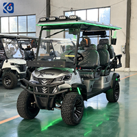 Nouveau modèle de voiturette de golf électrique, buggy de golf 6 places, batterie lithium 72V, homologuée pour la route, pour club et utilisation sur route