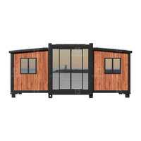 Conteneur d'expédition préfabriqué extensible de 10 pieds pour la maison Salon pour le bureau/chambre à coucher/hôtel/salle de bain Utiliser un panneau sandwich