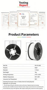 خيوط طباعة ثلاثية الأبعاد جديدة صديقة للبيئة من مادة <span class=keywords><strong>ABS</strong></span> المعدلة - قطر 1.75 مم، خالية من الانسداد، شبه أوتوماتيكية لجميع طابعات FDM ثلاثية الأبعاد - Product Image 6