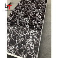Panneau mural LT UV le plus vendu, finition brillante, décoration murale 3D, plaques en PVC, faux panneau mural pour la décoration de la maison, feuille de marbre