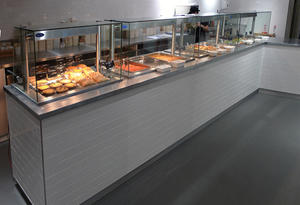 Comptoir de buffet mobile pour hôtel, équipement de restauration, table de buffet à induction personnalisée pour la vente - Product Image 2