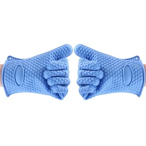 Nouvelles mitaines en silicone pour barbecue, résistantes à la chaleur, antidérapantes, imprimées sur mesure - Product Image 1