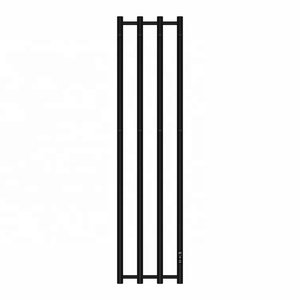 Accessori per il bagno di nuovo design portasciugamani elettrico riscaldato nero verticale scaldasalviette radiatore - Product Image 1
