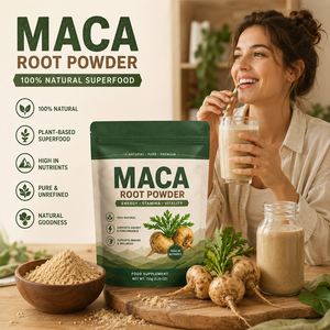 Extracto de Raíz de Maca Orgánica en Polvo, Antioxidante, Aumenta la Energía, Refuerza el Sistema Inmunitario, Certificado Halal, Suplemento de 100g para Adultos, No para Niños - Product Image 3
