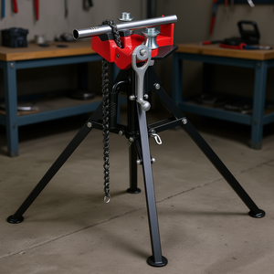Support de visseuse à chaîne, capacité de 36,4 pouces, pieds pliables en acier, fonctionnement manuel, équipement industriel - Product Image 2